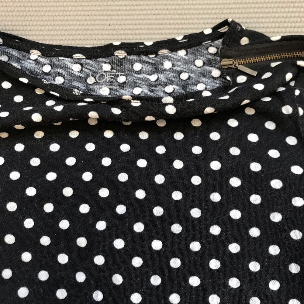 Polka Dot Long Sleeve Sweater - Picture 4 of 4